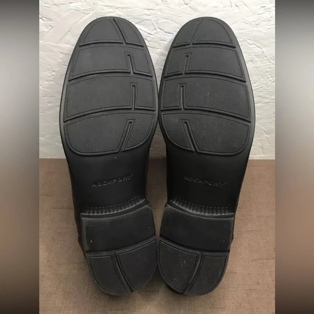 Rockport AdiPrene Men's Loafers Brown Leather Slip-On Casual Dress Size 13M